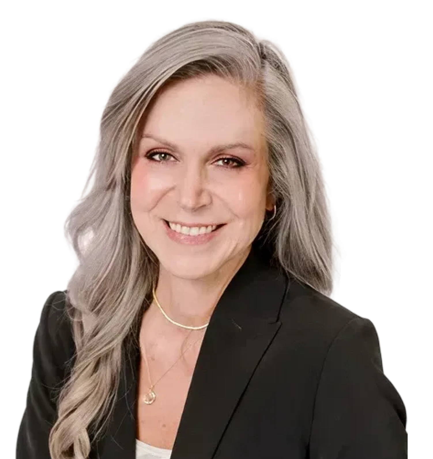 Professional woman in black blazer